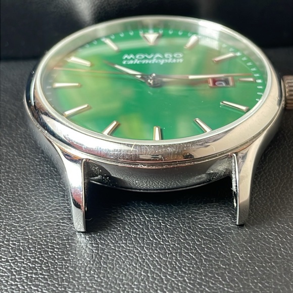 Movado Heritage Quartz Green Dial 40mm Men's Watch - Picture 8 of 11